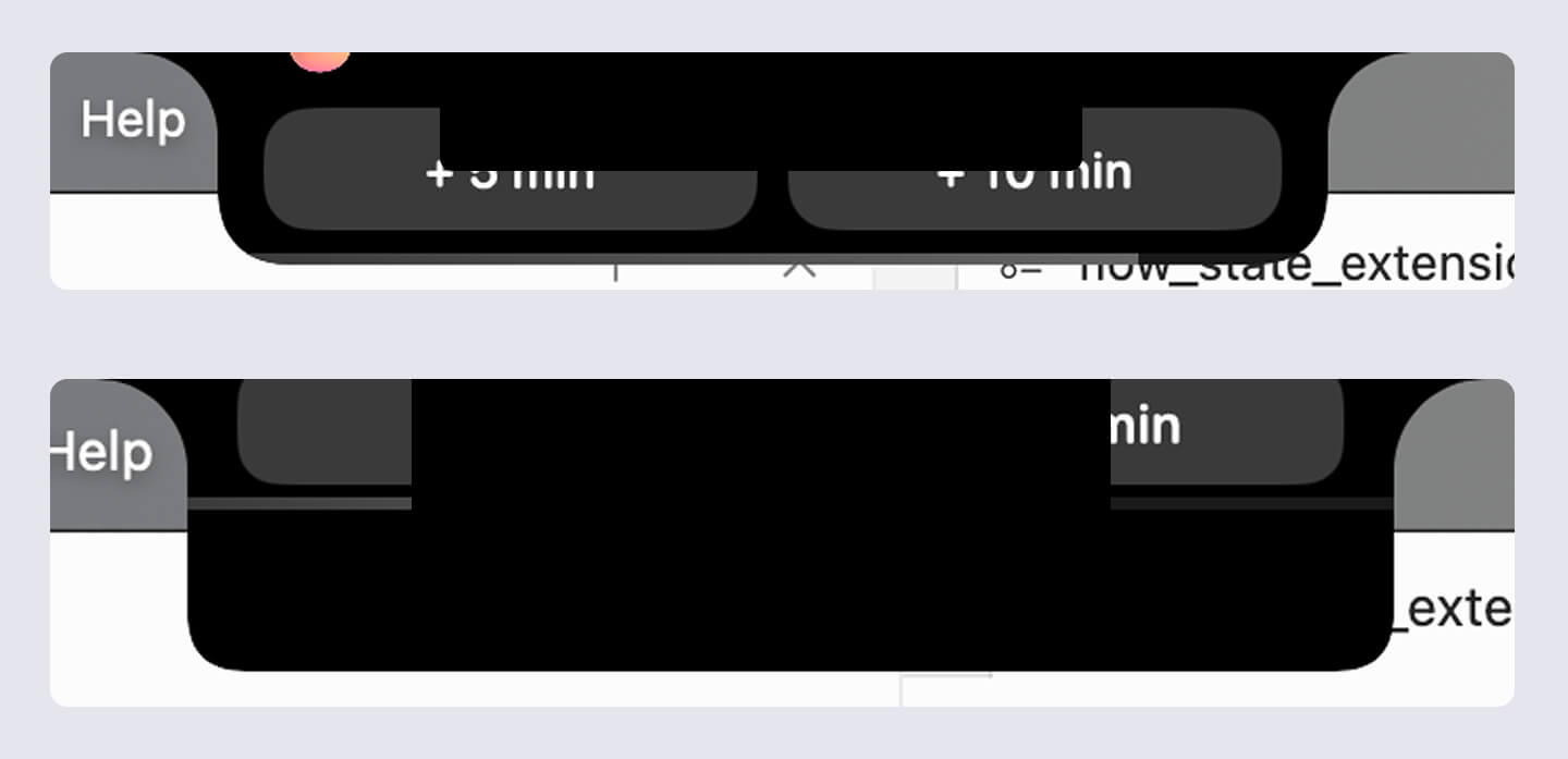 Earlier flow-state UI attempts